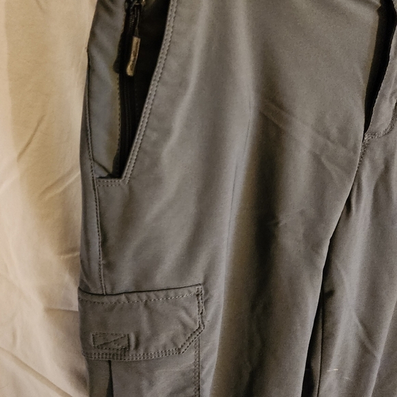 Eddie Bauer polar Fleece lined Travex pants gray sz 8 - Picture 3 of 5